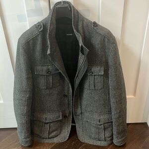 Stones tweed coat size Large